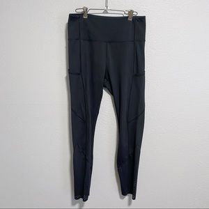 Zyia side pocket mesh detail leggings XL